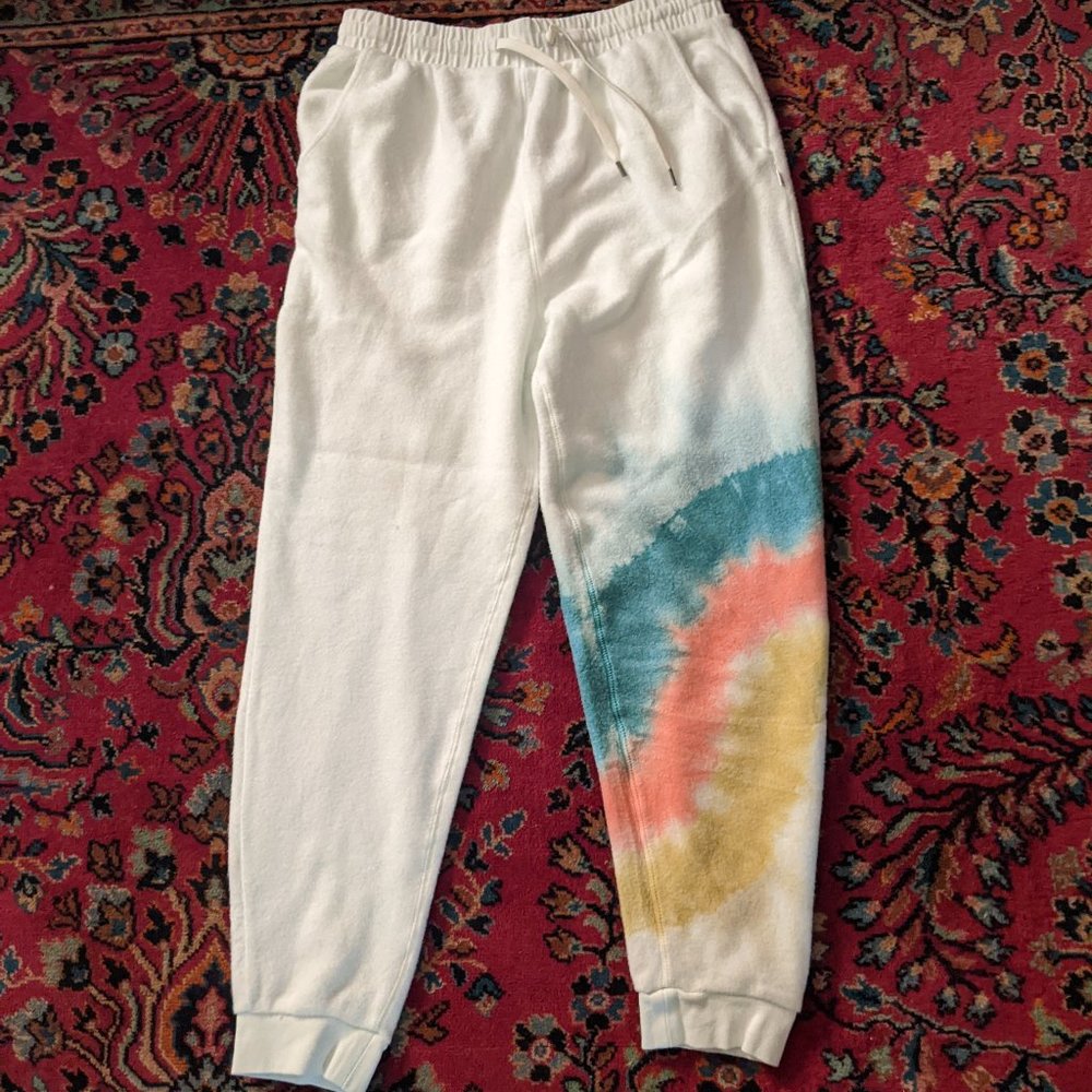 Feat x Kristin Cavallari Jogger Sweatpants - Retro Stripe - XL - Picture 7 of 9